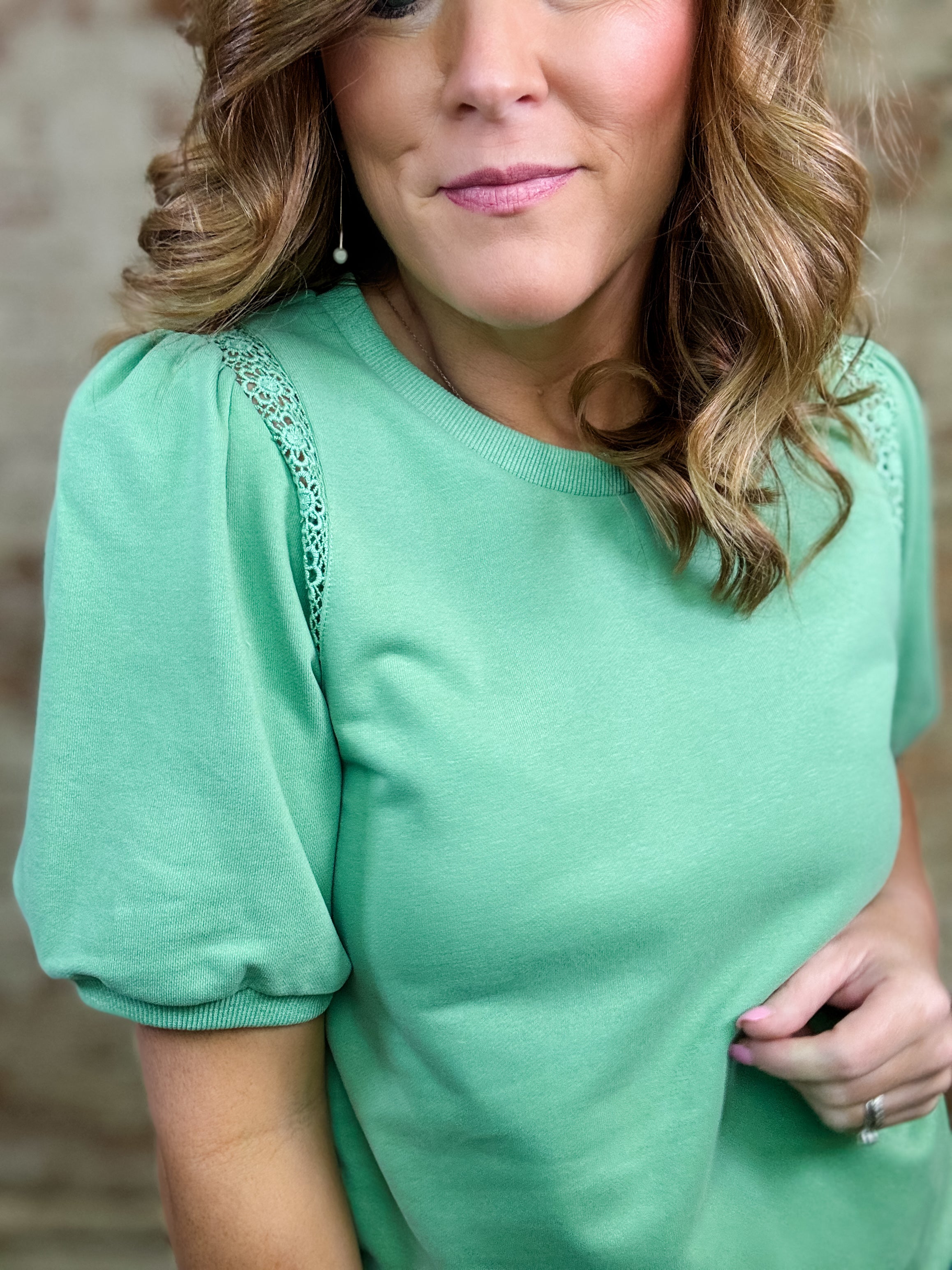 Miriam Crochet Lace Top