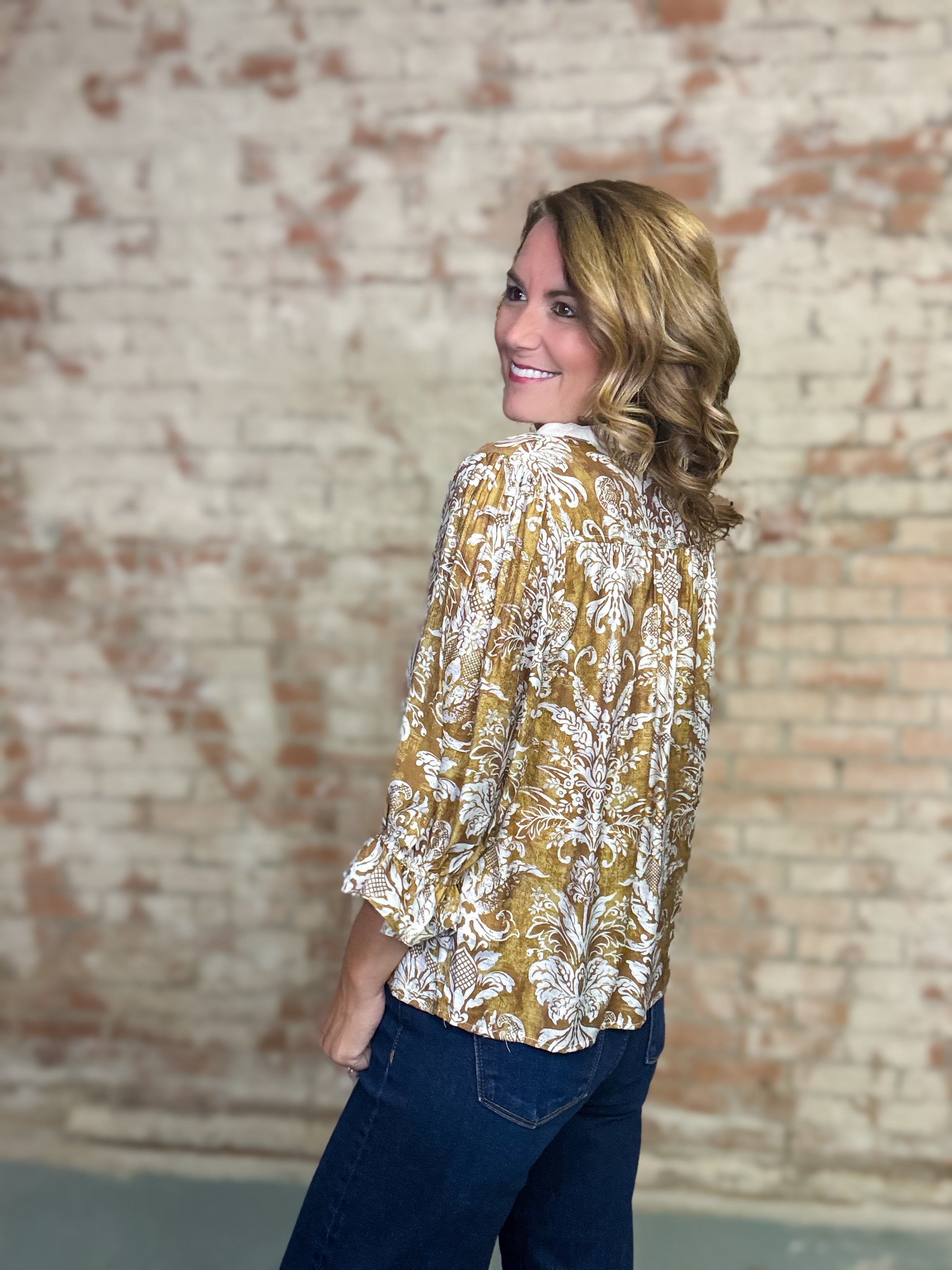 Velma Printed Top
