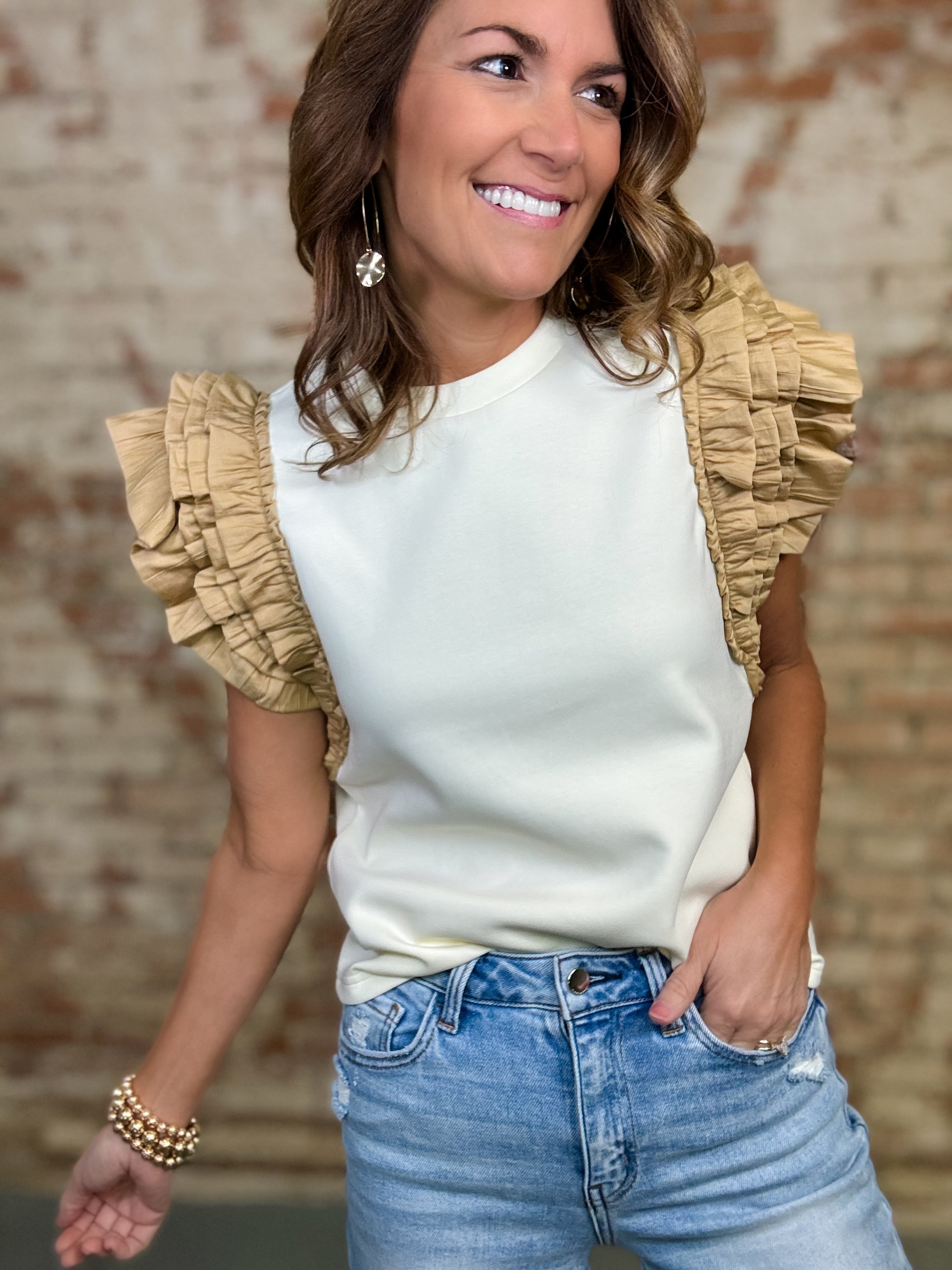 Larisa Ruffle Top