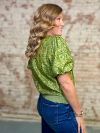 Kennedy Textured Floral Top