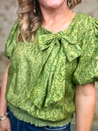 Kennedy Textured Floral Top