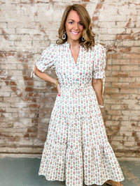 Leslyn Floral Print Dress