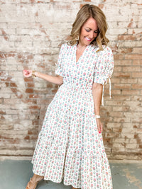 Leslyn Floral Print Dress