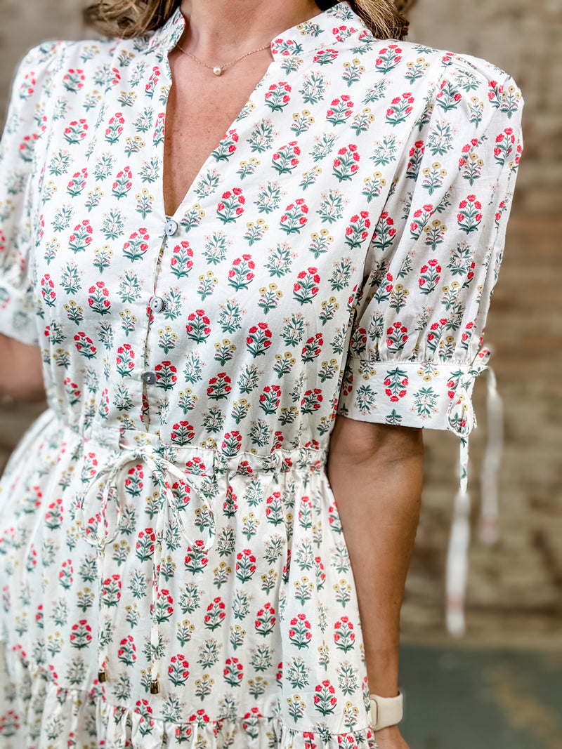 Leslyn Floral Print Dress