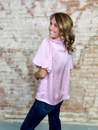 Darla Solid Satin Top