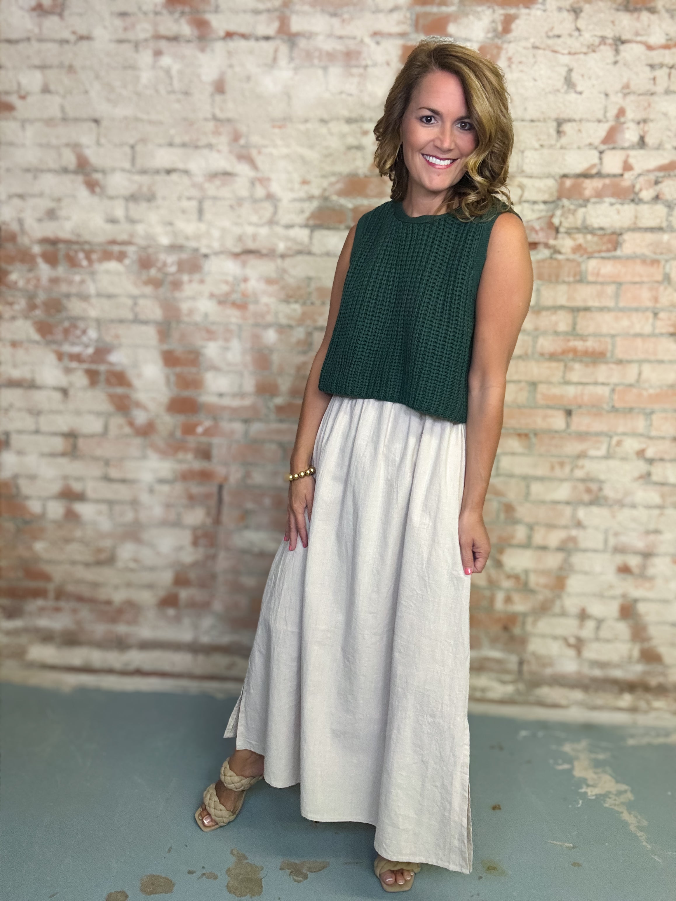 Caroline Mixed Media Dress