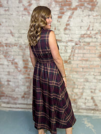 Loree Plaid Zip Dress