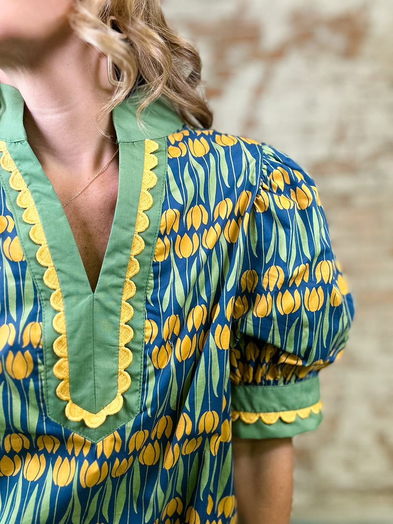 Kassie Floral Print Top