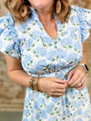 Judy Ruffle Detail Tiered Dress