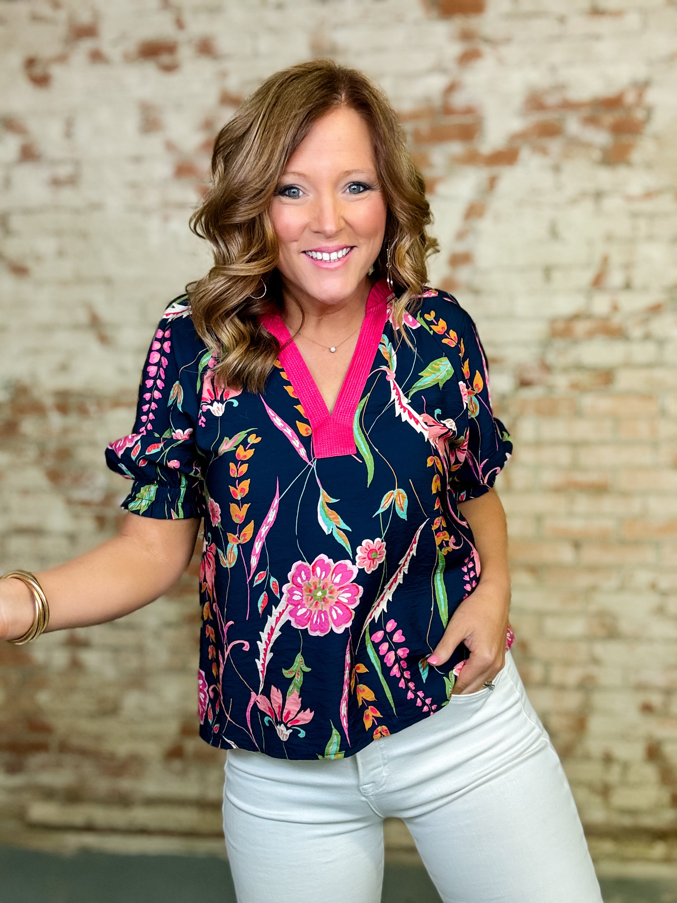THML Estella Floral Top