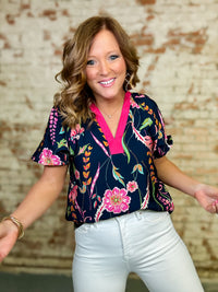 THML Estella Floral Top
