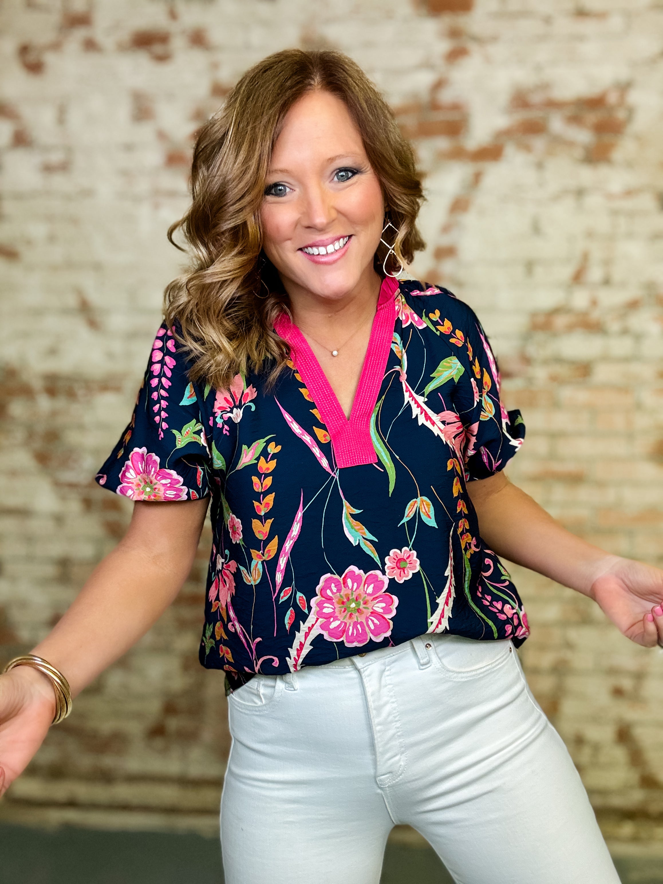 THML Estella Floral Top