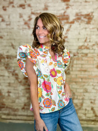 THML Mara Floral Top