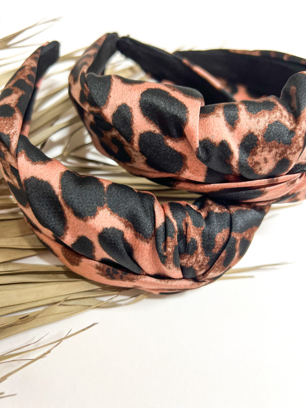 New Knot Rose Leopard Headband