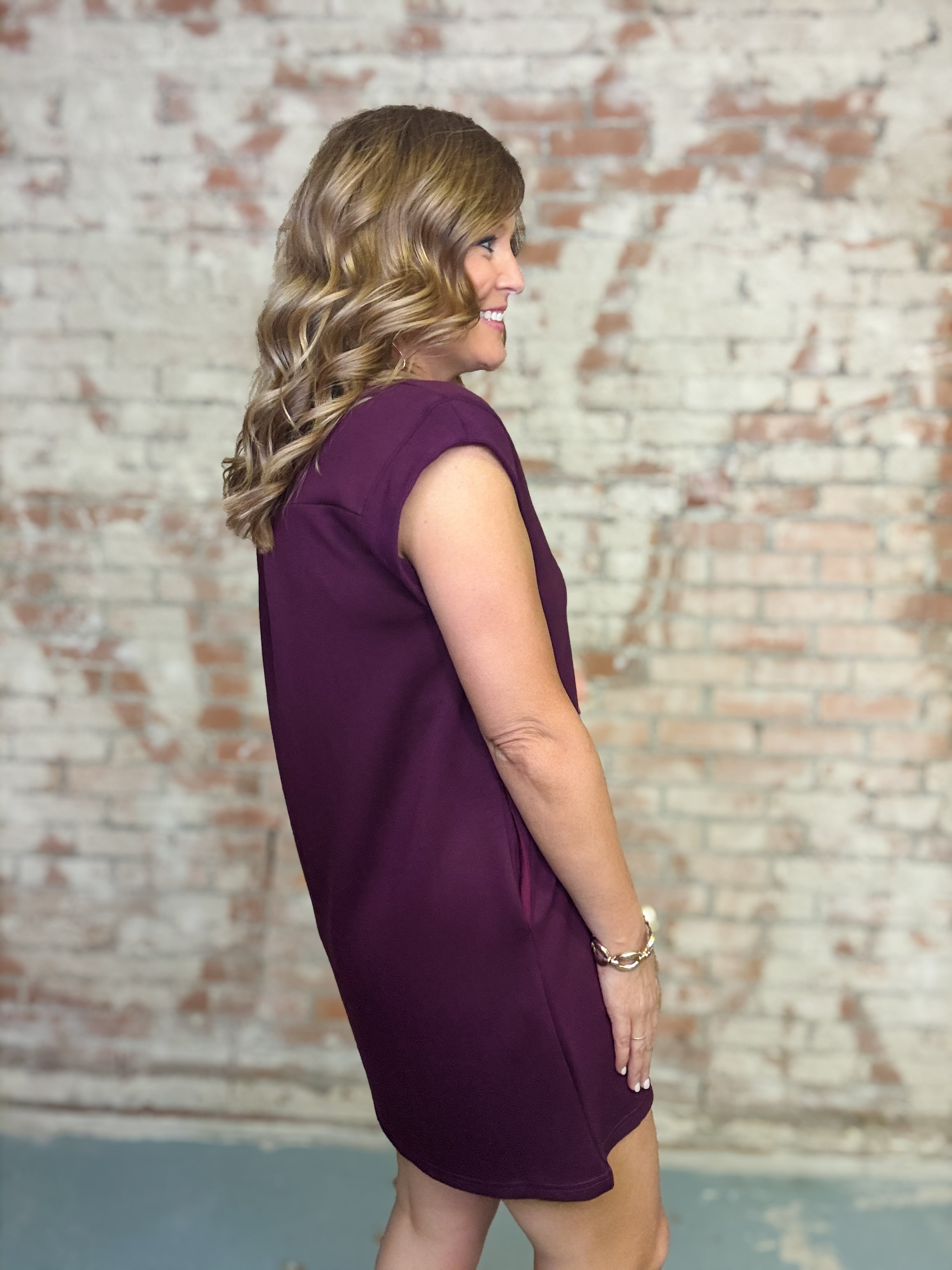 Annette Solid Casual Dress