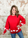 Juliette Embroidered Heart Sweater