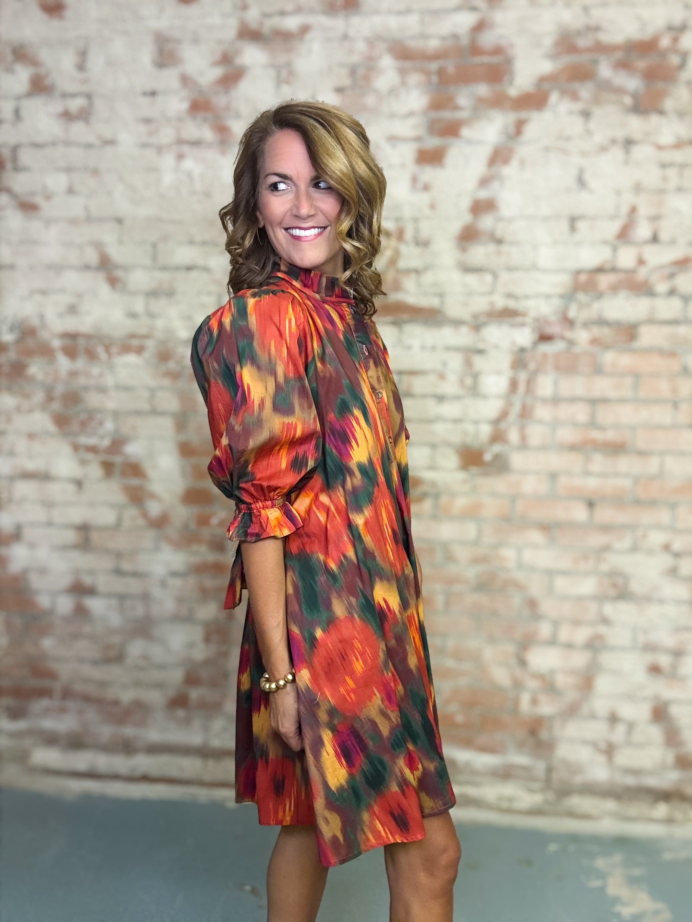 Avery Printed Dress