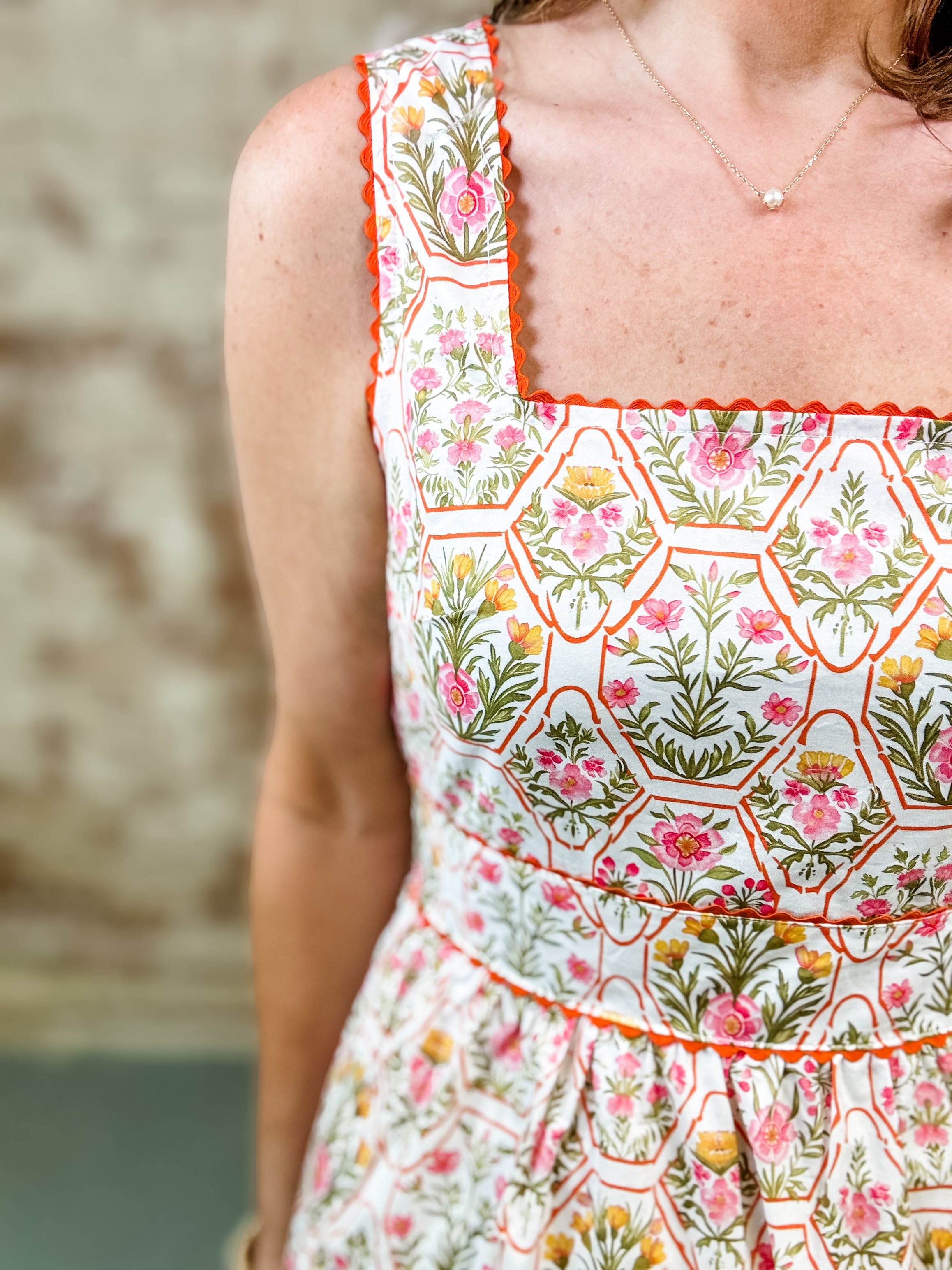 Charlotte Pink Floral Dress