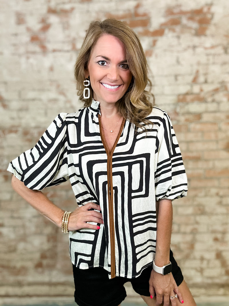 THML Dovie Print Top