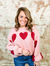 Sonya Heart Patch Sweater