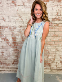 Uncle Frank Alessandra Embroidered Dress