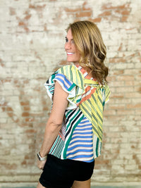 THML Merritt Mixed Stripe Top