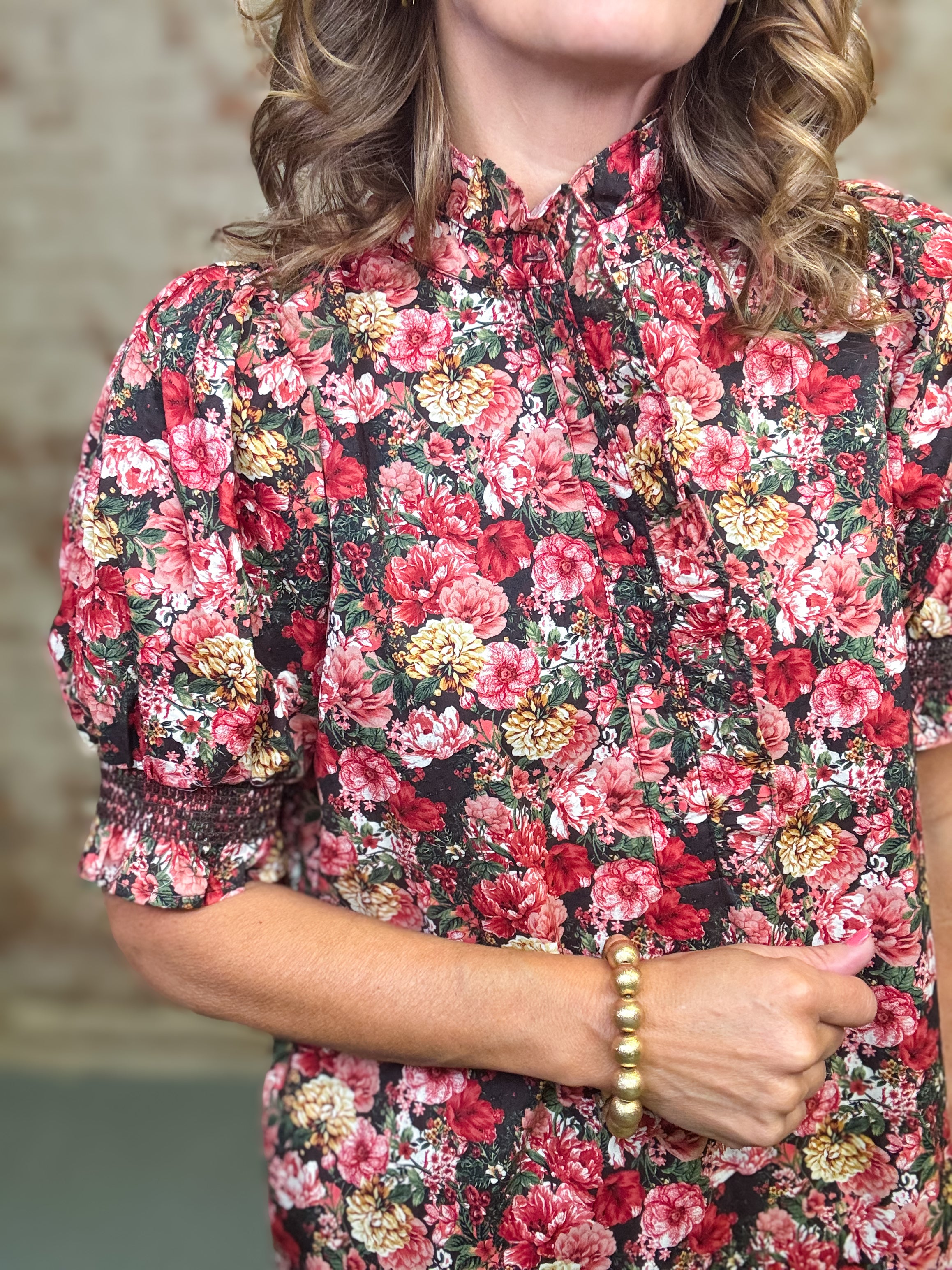 Emiliana Floral Midi Dress