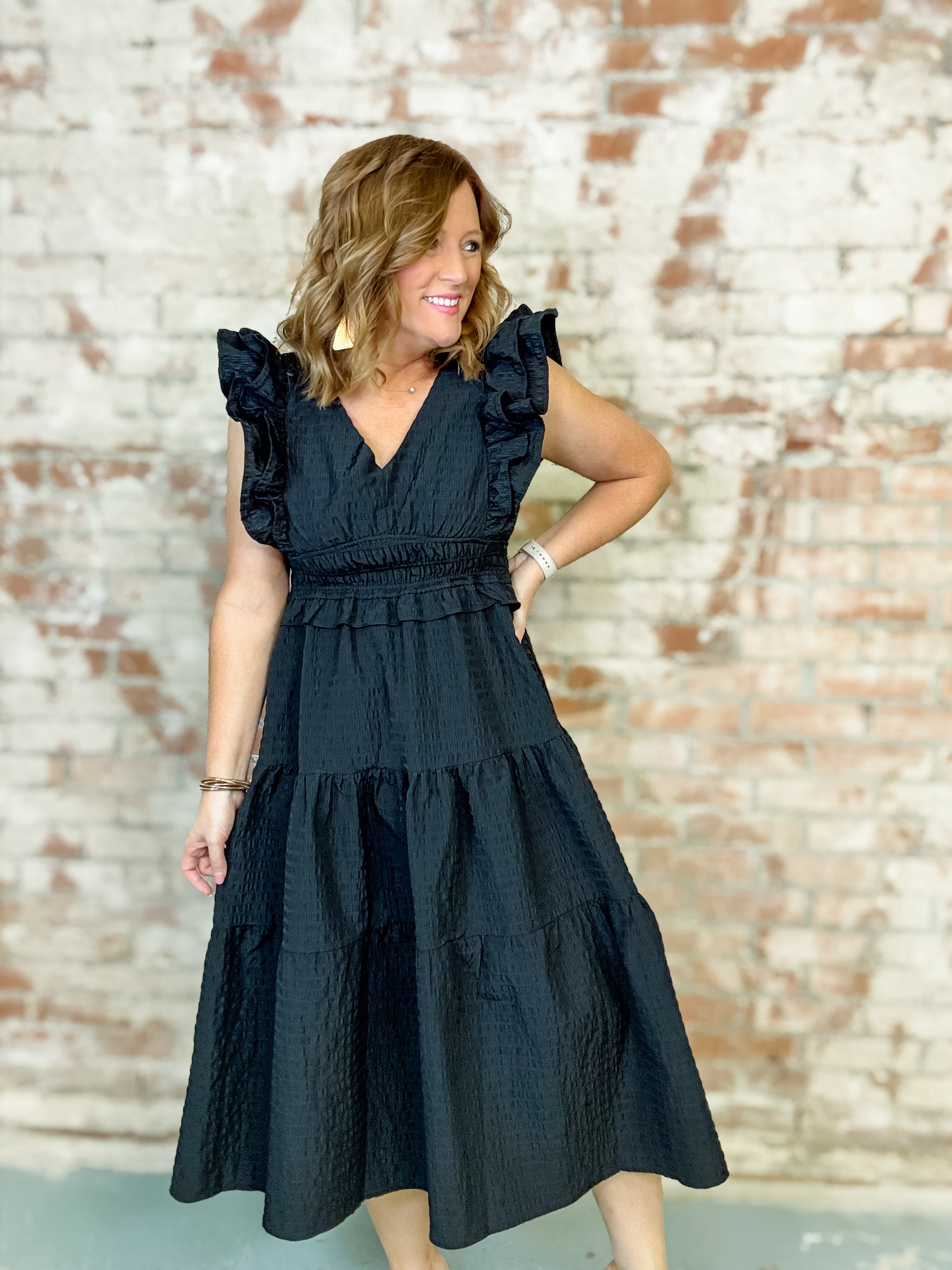 Rulissa Ruffle Tiered Dress