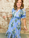 Lynelle Floral Print Midi Dress