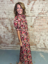 Emiliana Floral Midi Dress