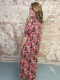 Emiliana Floral Midi Dress