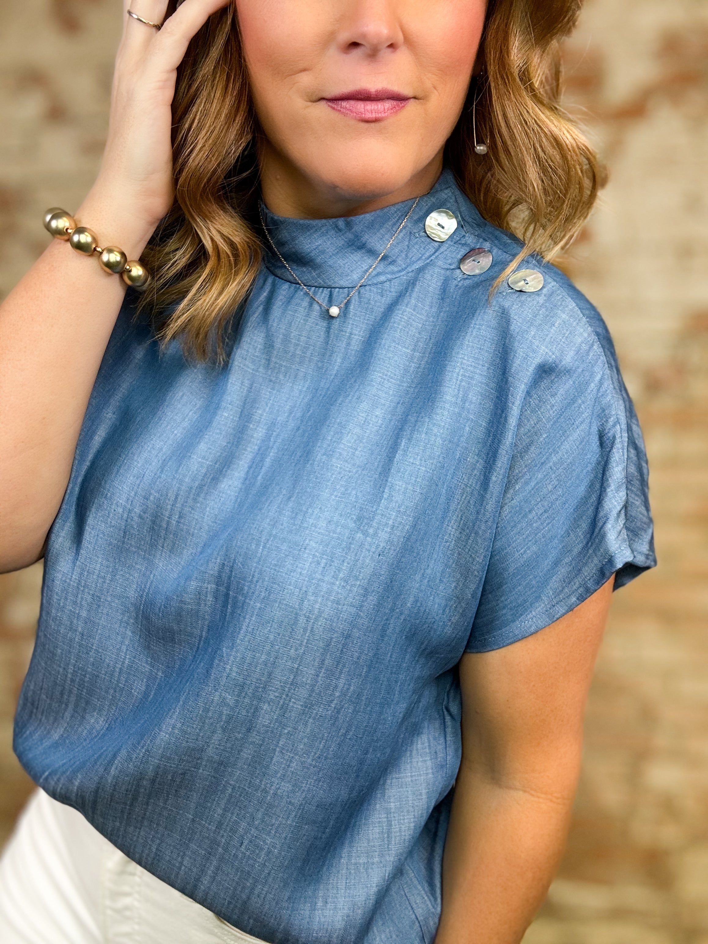 THML Connor Button Top