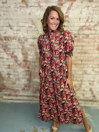 Emiliana Floral Midi Dress