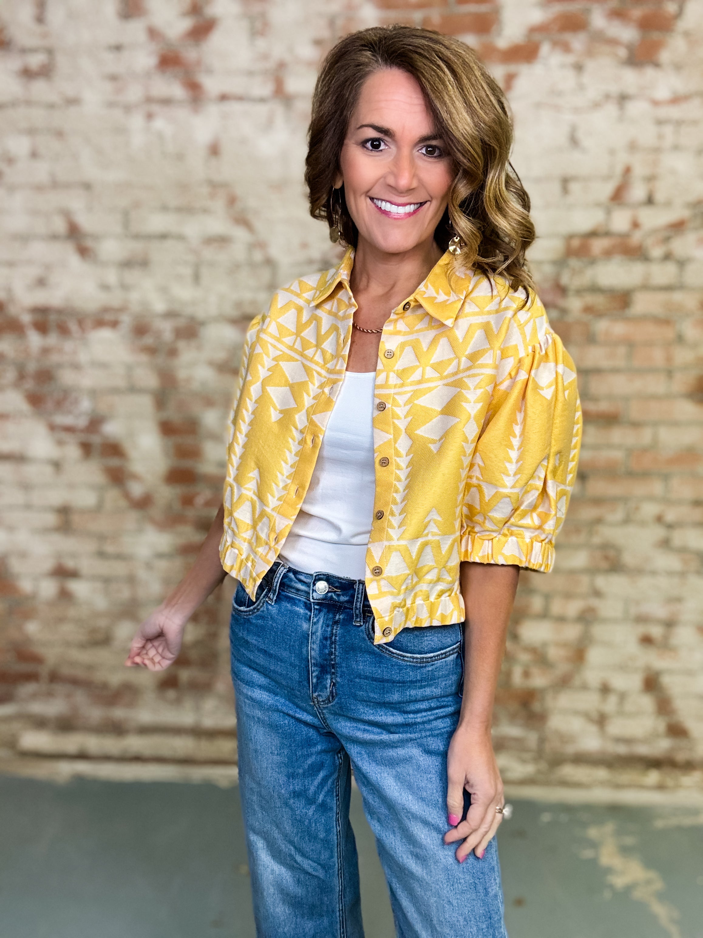 Ivy Jane Inessa Jacquard Jacket Top