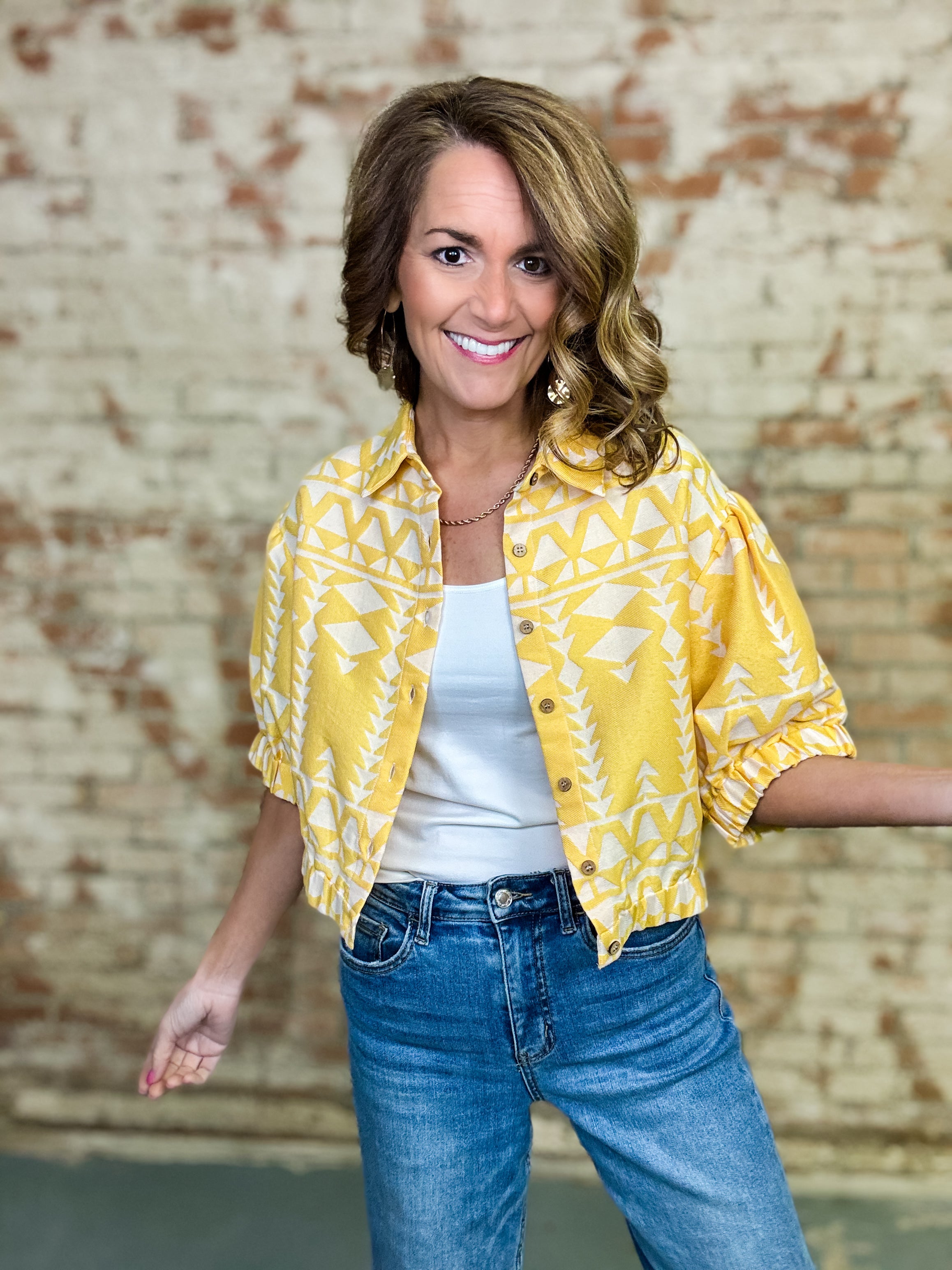 Ivy Jane Inessa Jacquard Jacket Top