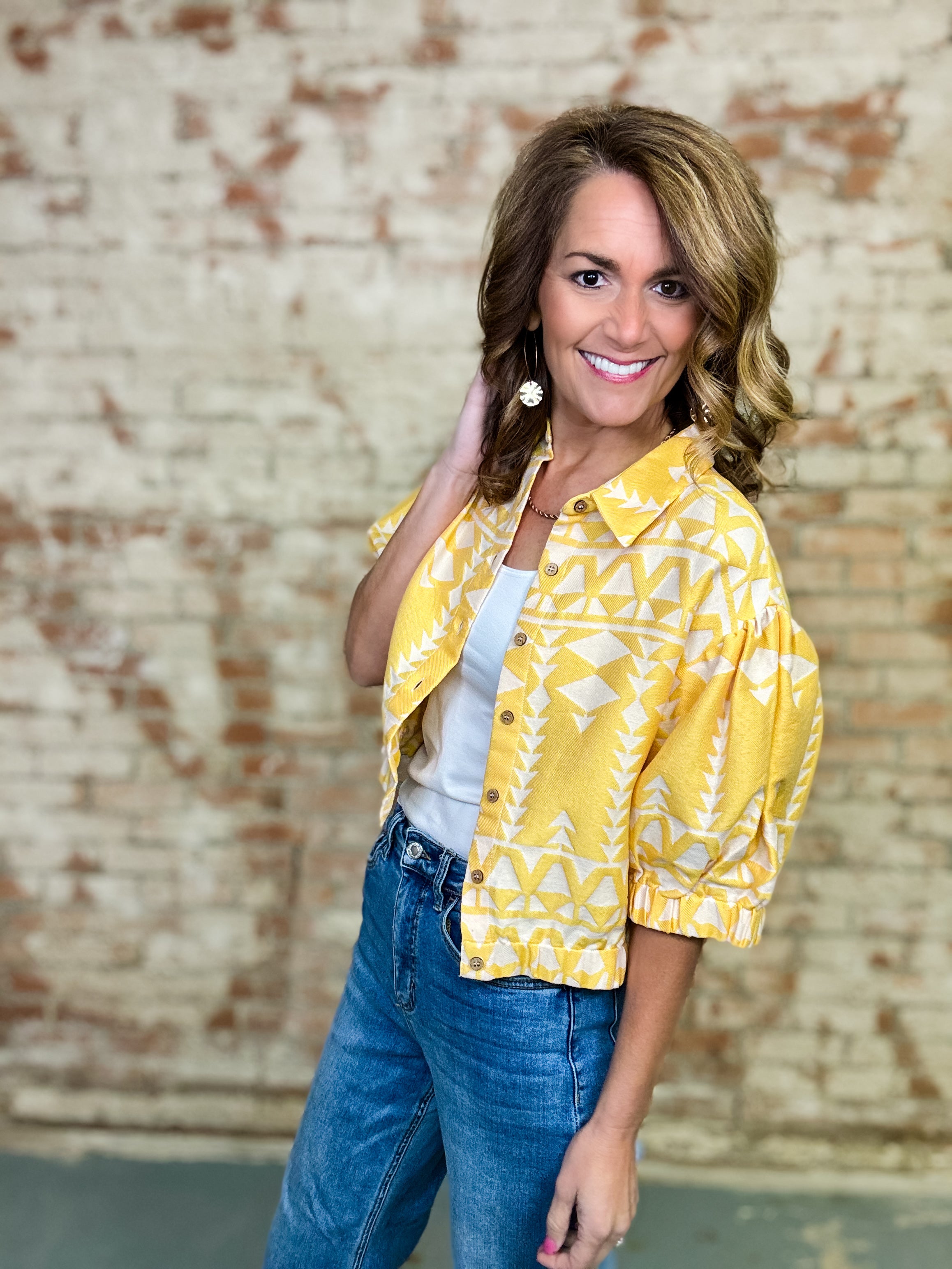 Ivy Jane Inessa Jacquard Jacket Top