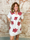 THML Charlotte Embroidered Flower Dress