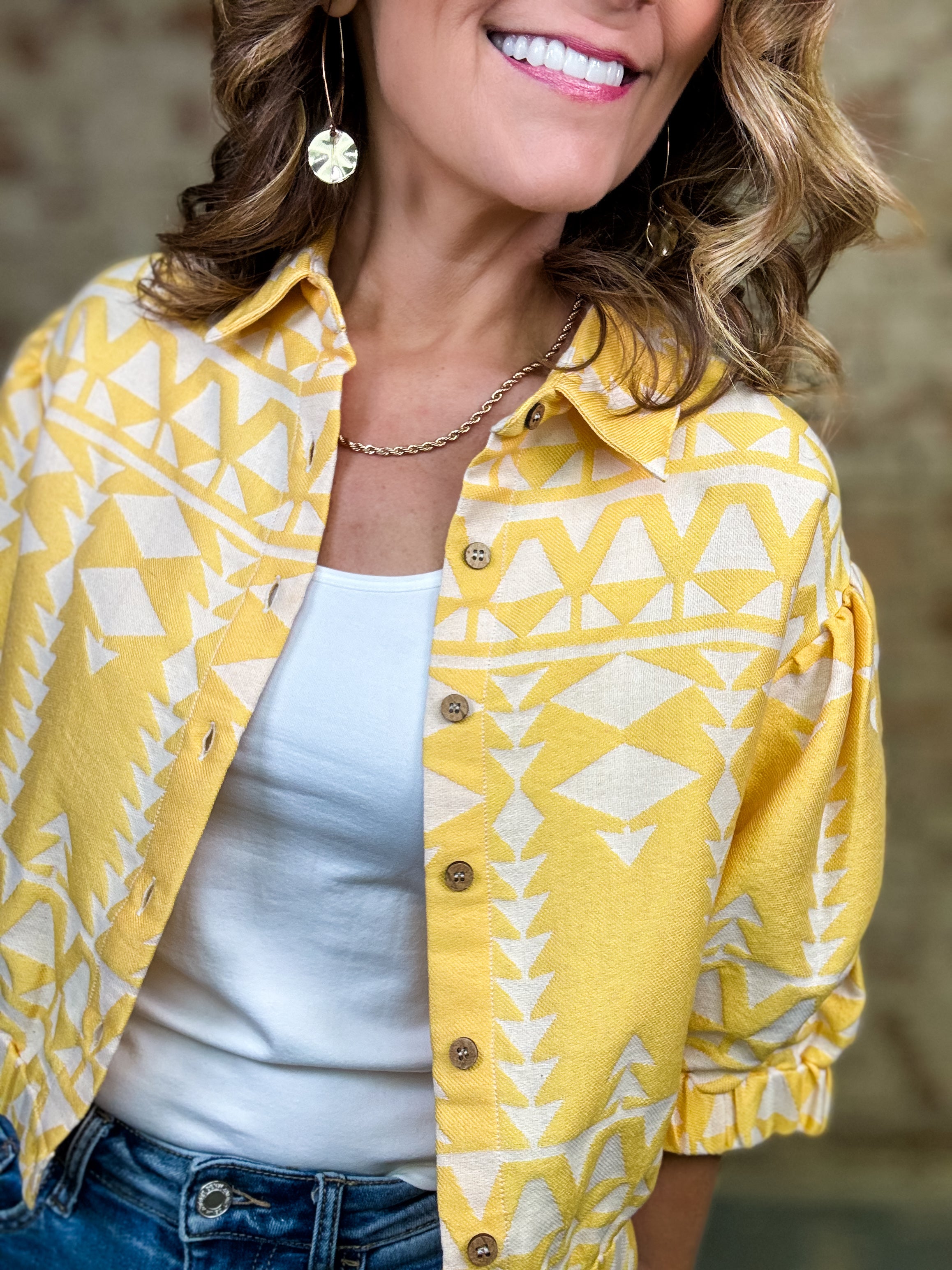 Ivy Jane Inessa Jacquard Jacket Top