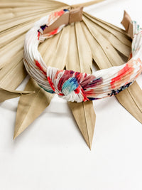 Jandy Pleated Watercolor Headband