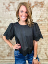 Tricia Accented Trim Top