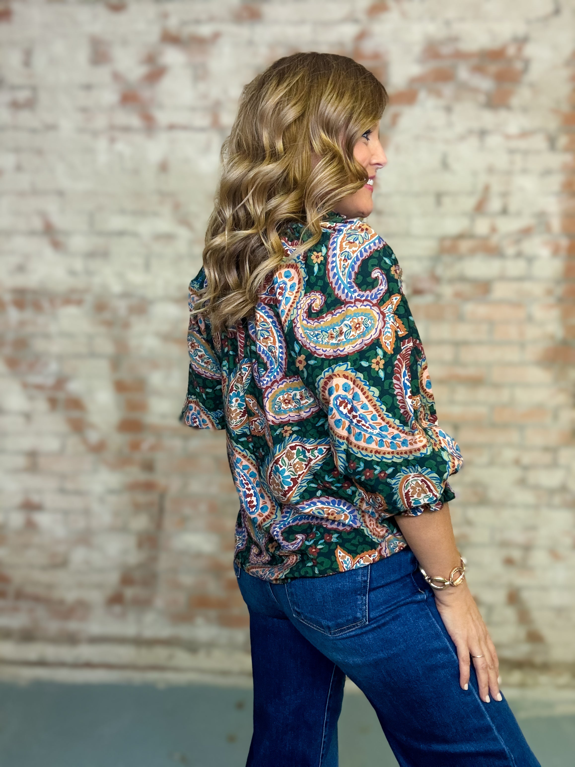 Lindyn Paisley Top