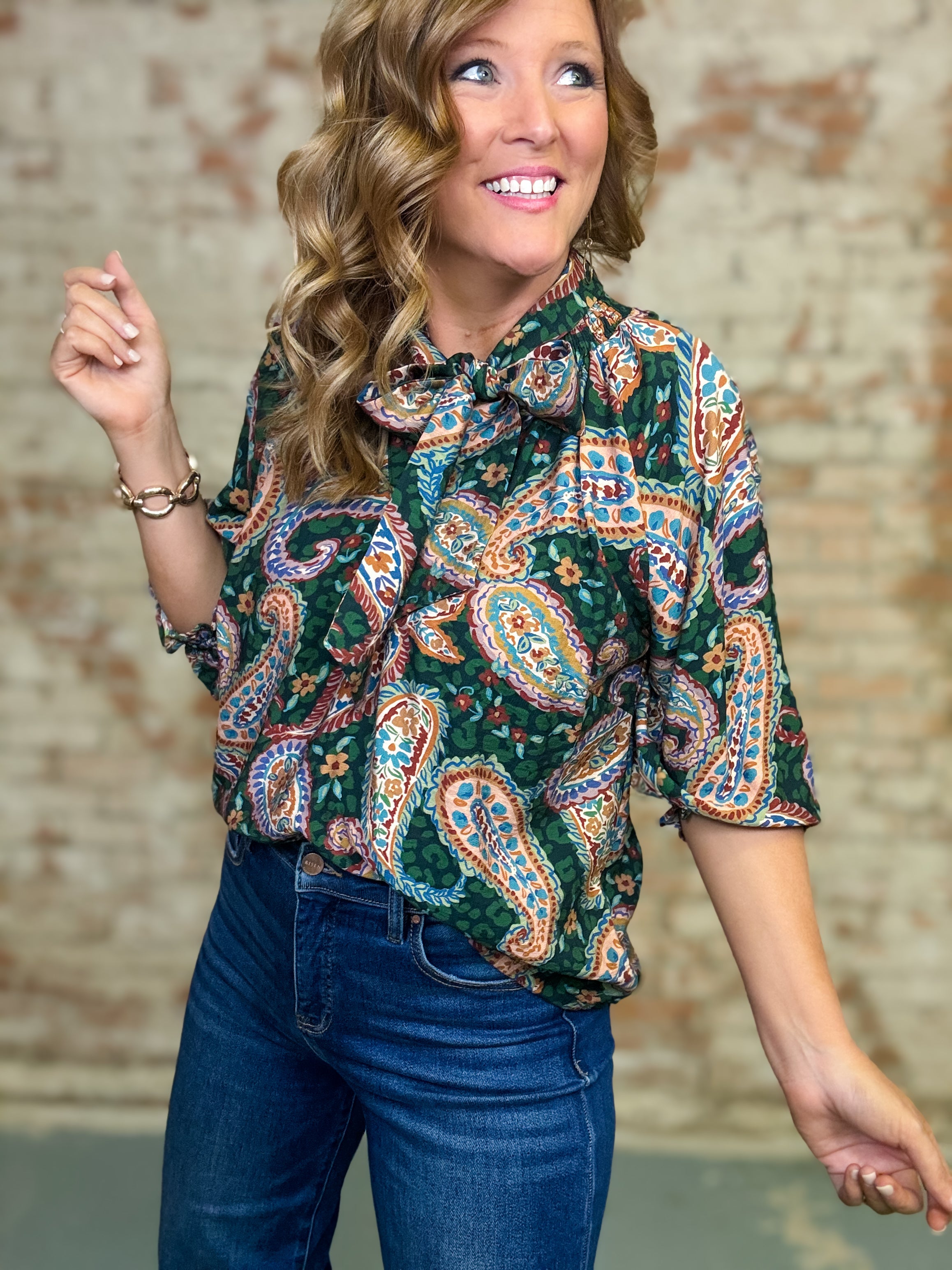 Lindyn Paisley Top