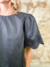 Tricia Accented Trim Top