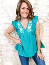 Kelly Embroidered Top