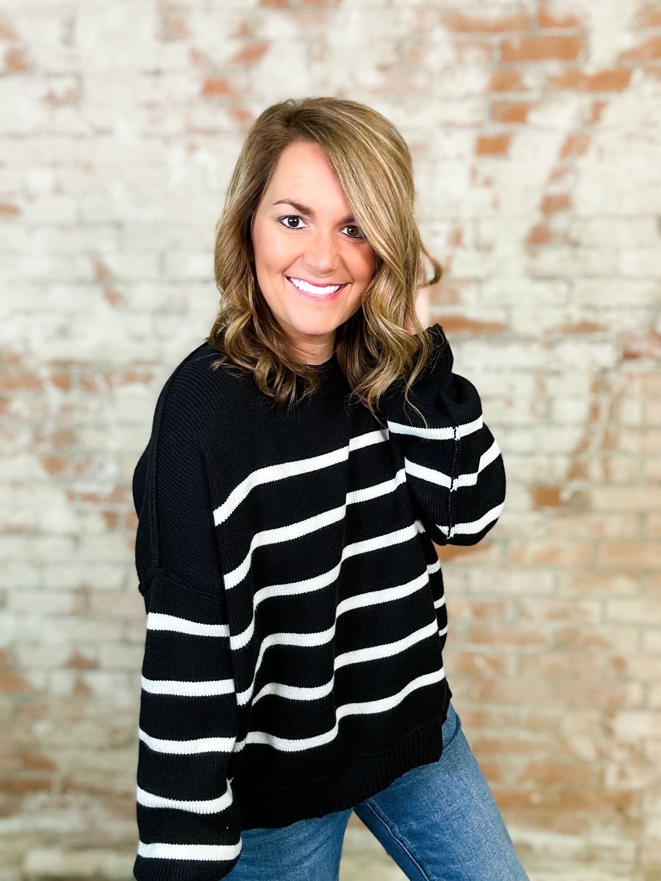 Kristi Stripe Sweater - FINAL SALE
