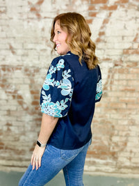 THML Ellen Embroidered Top