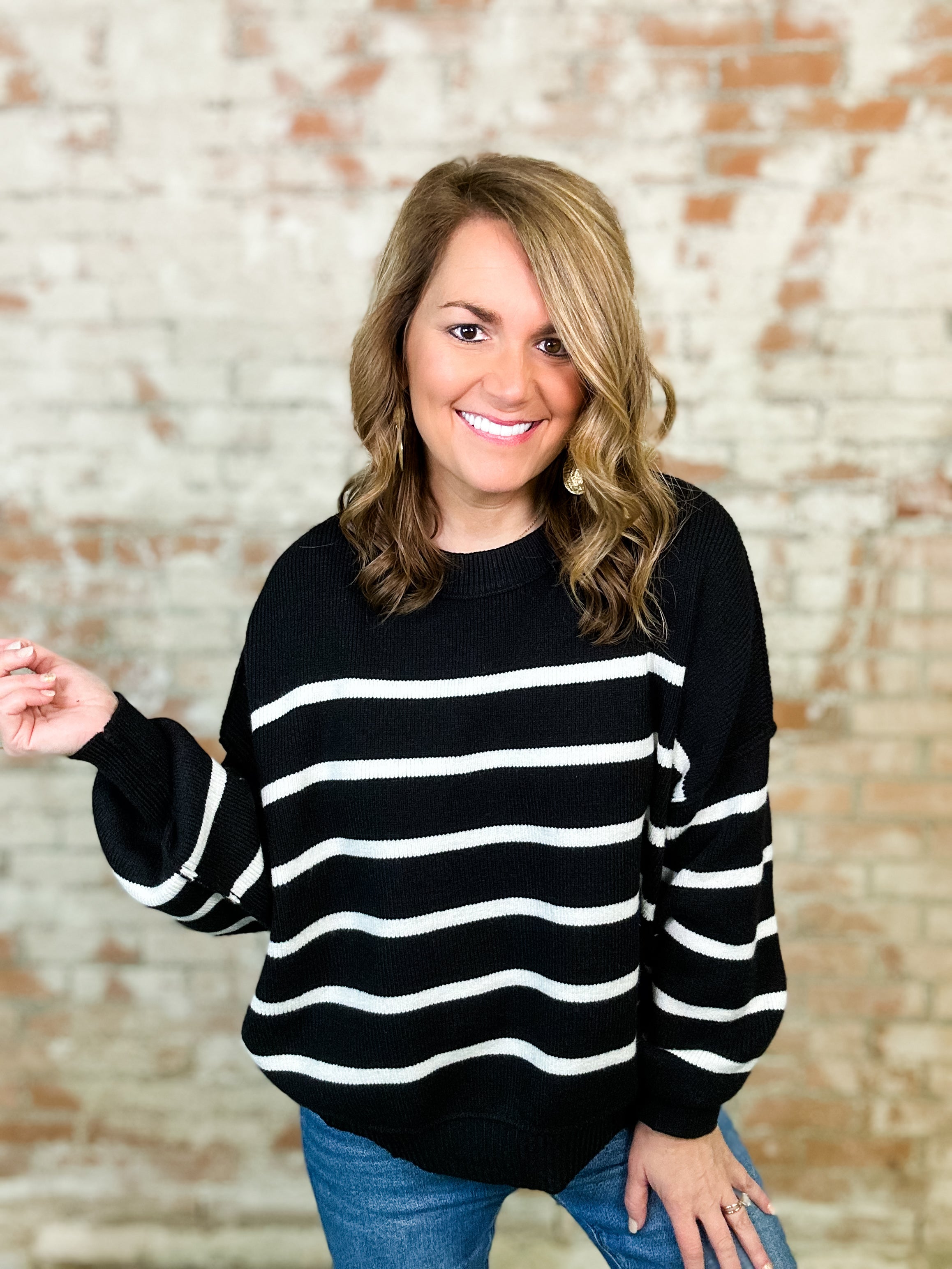 Kristi Stripe Sweater - FINAL SALE