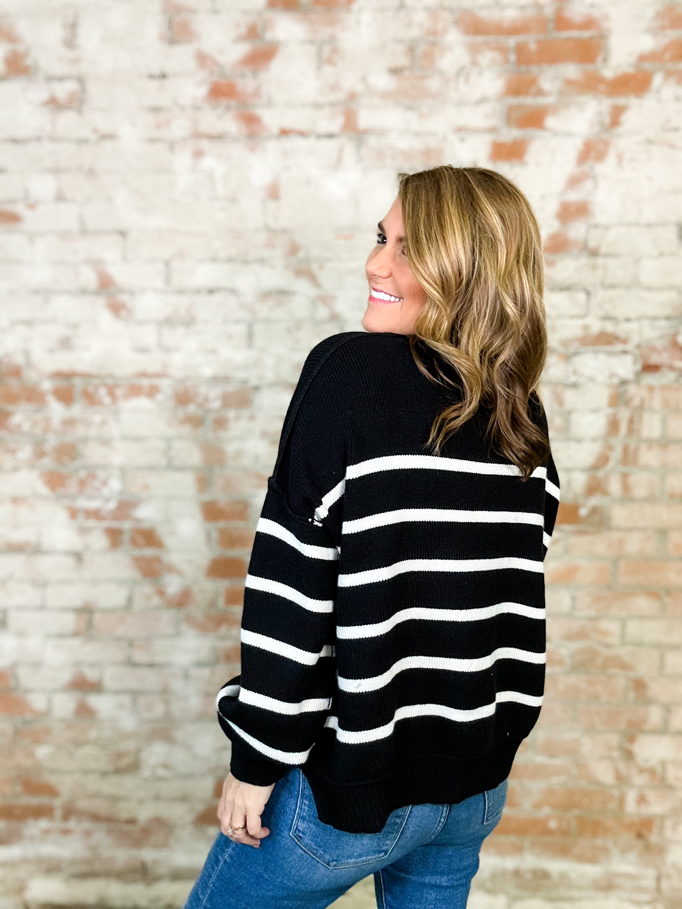 Kristi Stripe Sweater - FINAL SALE