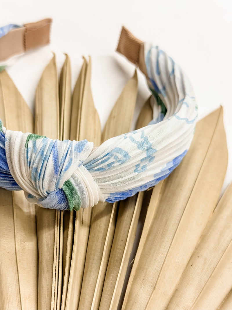 Alana Pleated Watercolor Headband