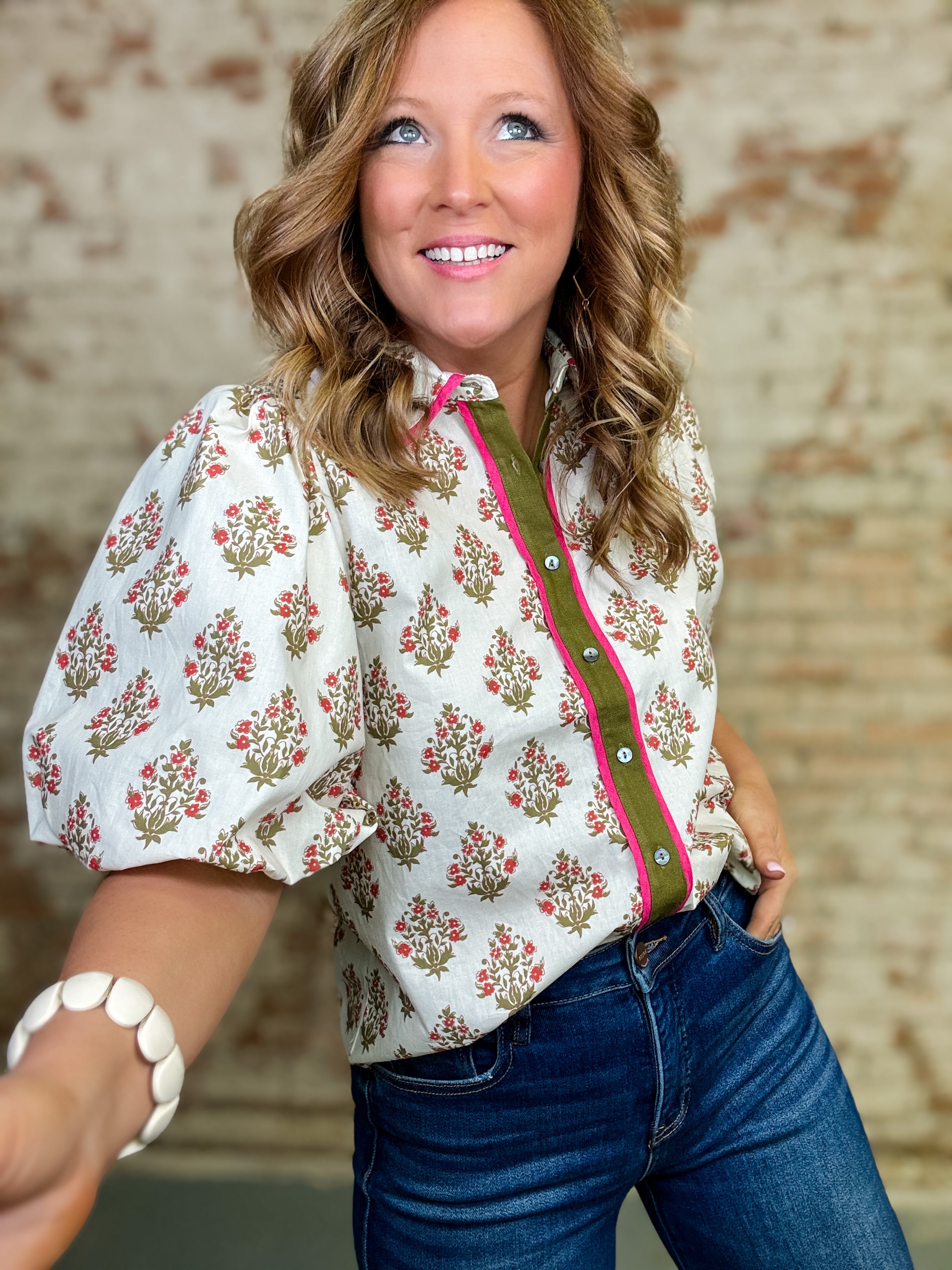 THML Kayleigh Floral Top
